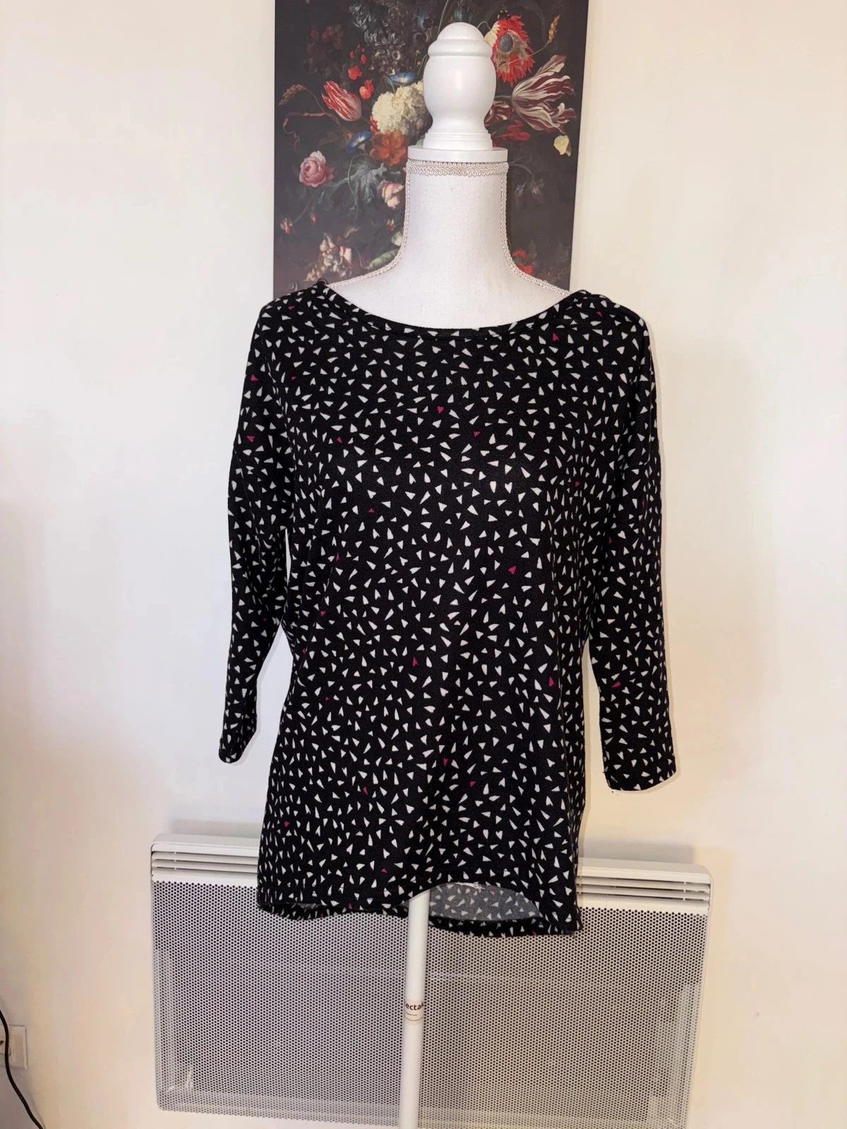 Pull fin noir à motif Only taille M / 38